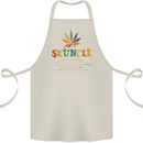 Skuncle Uncle That Smokes Weed Funny Drugs Cotton Apron 100% Organic Natural