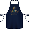 Skuncle Uncle That Smokes Weed Funny Drugs Cotton Apron 100% Organic Navy Blue