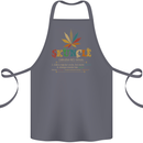 Skuncle Uncle That Smokes Weed Funny Drugs Cotton Apron 100% Organic Steel