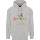 Skuncle Uncle That Smokes Weed Funny Drugs Mens 80% Cotton Hoodie Sports Grey
