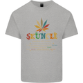 Skuncle Uncle That Smokes Weed Funny Drugs Mens Cotton T-Shirt Tee Top Sports Grey