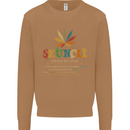 Skuncle Uncle That Smokes Weed Funny Drugs Mens Sweatshirt Jumper Caramel Latte
