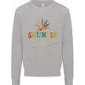 Skuncle Uncle That Smokes Weed Funny Drugs Mens Sweatshirt Jumper Sports Grey