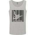 Skydiving Barcode Skydive Skydiver Freefall Mens Vest Tank Top Sports Grey