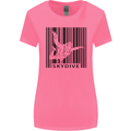 Skydiving Barcode Skydive Skydiver Freefall Womens Wider Cut T-Shirt Azalea