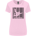 Skydiving Barcode Skydive Skydiver Freefall Womens Wider Cut T-Shirt Light Pink