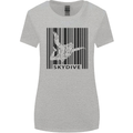Skydiving Barcode Skydive Skydiver Freefall Womens Wider Cut T-Shirt Sports Grey