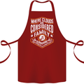 Skydiving Clouds Are Family Skydiver Cotton Apron 100% Organic Maroon