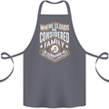 Skydiving Clouds Are Family Skydiver Cotton Apron 100% Organic Steel