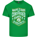 Skydiving Clouds Are Family Skydiver Kids T-Shirt Childrens Irish Green