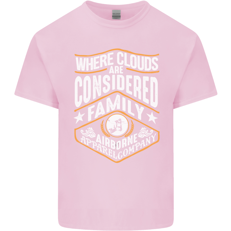 Skydiving Clouds Are Family Skydiver Kids T-Shirt Childrens Light Pink
