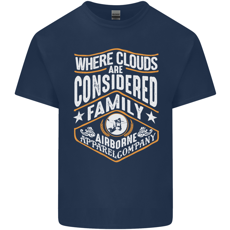 Skydiving Clouds Are Family Skydiver Kids T-Shirt Childrens Navy Blue