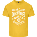 Skydiving Clouds Are Family Skydiver Kids T-Shirt Childrens Yellow