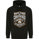 Skydiving Clouds Are Family Skydiver Mens 80% Cotton Hoodie Black