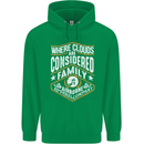 Skydiving Clouds Are Family Skydiver Mens 80% Cotton Hoodie Irish Green