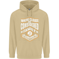 Skydiving Clouds Are Family Skydiver Mens 80% Cotton Hoodie Sand