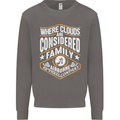Skydiving Clouds Are Family Skydiver Mens Sweatshirt Jumper Charcoal