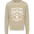 Skydiving Clouds Are Family Skydiver Mens Sweatshirt Jumper Sand