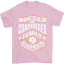 Skydiving Clouds Are Family Skydiver Mens T-Shirt Cotton Gildan Light Pink