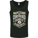 Skydiving Clouds Are Family Skydiver Mens Vest Tank Top Black