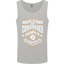 Skydiving Clouds Are Family Skydiver Mens Vest Tank Top Sports Grey