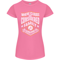 Skydiving Clouds Are Family Skydiver Womens Petite Cut T-Shirt Azalea