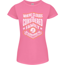 Skydiving Clouds Are Family Skydiver Womens Petite Cut T-Shirt Azalea