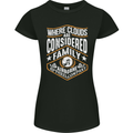 Skydiving Clouds Are Family Skydiver Womens Petite Cut T-Shirt Black