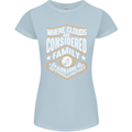 Skydiving Clouds Are Family Skydiver Womens Petite Cut T-Shirt Light Blue