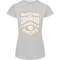 Skydiving Clouds Are Family Skydiver Womens Petite Cut T-Shirt Sports Grey