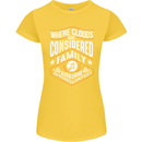 Skydiving Clouds Are Family Skydiver Womens Petite Cut T-Shirt Yellow