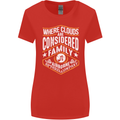 Skydiving Clouds Are Family Skydiver Womens Wider Cut T-Shirt Red