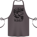 Skydiving Extreme Sports Skydiver Freefall Cotton Apron 100% Organic Dark Grey