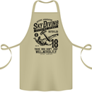 Skydiving Extreme Sports Skydiver Freefall Cotton Apron 100% Organic Khaki