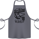 Skydiving Extreme Sports Skydiver Freefall Cotton Apron 100% Organic Steel