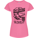 Skydiving Extreme Sports Skydiver Freefall Womens Petite Cut T-Shirt Azalea