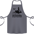 Skydiving Is Not for You Skydive Skydiver Cotton Apron 100% Organic Steel