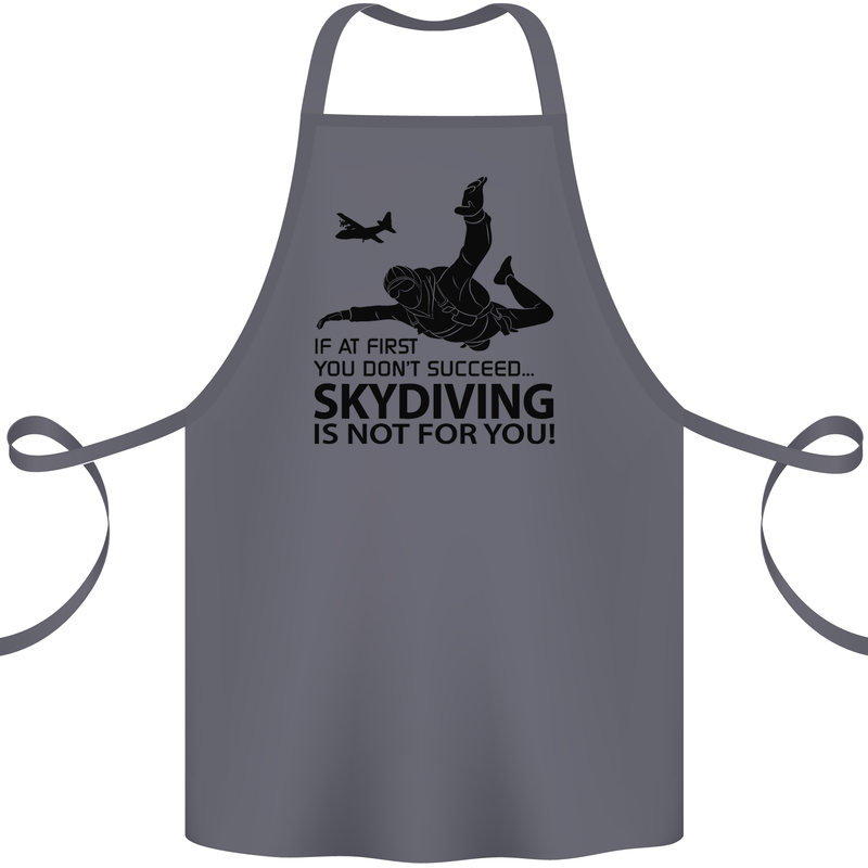 Skydiving Is Not for You Skydive Skydiver Cotton Apron 100% Organic Steel