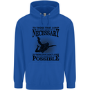 Skydiving No Explanation Freefall Funny Mens 80% Cotton Hoodie Royal Blue