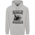 Skydiving No Explanation Freefall Funny Mens 80% Cotton Hoodie Sports Grey