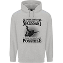 Skydiving No Explanation Freefall Funny Mens 80% Cotton Hoodie Sports Grey