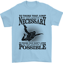 Skydiving No Explanation Freefall Funny Mens T-Shirt Cotton Gildan Light Blue