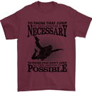 Skydiving No Explanation Freefall Funny Mens T-Shirt Cotton Gildan Maroon