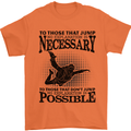Skydiving No Explanation Freefall Funny Mens T-Shirt Cotton Gildan Orange