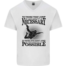 Skydiving No Explanation Freefall Funny Mens V-Neck Cotton T-Shirt White