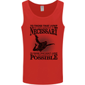 Skydiving No Explanation Freefall Funny Mens Vest Tank Top Red