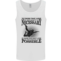 Skydiving No Explanation Freefall Funny Mens Vest Tank Top White