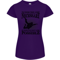 Skydiving No Explanation Freefall Funny Womens Petite Cut T-Shirt Purple