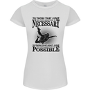 Skydiving No Explanation Freefall Funny Womens Petite Cut T-Shirt White