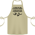 Skydiving No Explanation Freefall Paras Cotton Apron 100% Organic Khaki